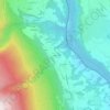 Sylan topographic map, elevation, terrain