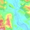 Elderslie topographic map, elevation, terrain