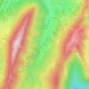 Penon topographic map, elevation, terrain