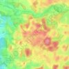 Oberrussenried topographic map, elevation, terrain