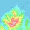 Çaytepe topographic map, elevation, terrain