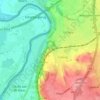 Terhagen topographic map, elevation, terrain