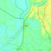 Akhaura topographic map, elevation, terrain