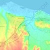 Piso Sykia topographic map, elevation, terrain