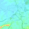 Pelaihari topographic map, elevation, terrain