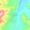 Khangal topographic map, elevation, terrain