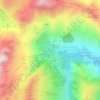 Le Plan des Choseaux topographic map, elevation, terrain