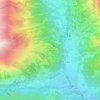 Puy Aillaud topographic map, elevation, terrain