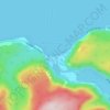 L'Anse-Pleureuse topographic map, elevation, terrain