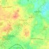 Kragelund topographic map, elevation, terrain