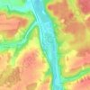Bagneaux-sur-Loing topographic map, elevation, terrain