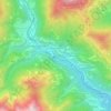 Cà di Spagna topographic map, elevation, terrain