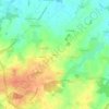 Lévéno topographic map, elevation, terrain