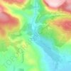 La Clappe topographic map, elevation, terrain