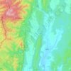 Mueang Pan topographic map, elevation, terrain
