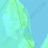 Salwa topographic map, elevation, terrain