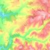 Estaing topographic map, elevation, terrain