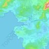 Santa Ponsa topographic map, elevation, terrain