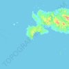 Jambol topographic map, elevation, terrain