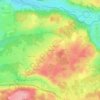 Unterried topographic map, elevation, terrain