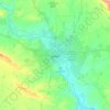 Mosul topographic map, elevation, terrain