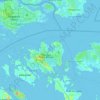 Pulau Sembakau Kecil batam center topographic map, elevation, terrain