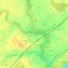 Roudon topographic map, elevation, terrain