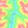 固增苗族乡 topographic map, elevation, terrain