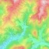 Văleni topographic map, elevation, terrain