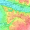 Berg topographic map, elevation, terrain