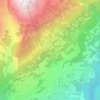 Bonnefille topographic map, elevation, terrain