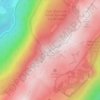 Crêt de la Neige topographic map, elevation, terrain