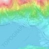 Brienz topographic map, elevation, terrain