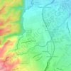 Biñan topographic map, elevation, terrain