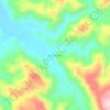 Bualemo topographic map, elevation, terrain