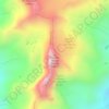 Aiguilles Rouges d'Arolla topographic map, elevation, terrain