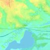 Agbara topographic map, elevation, terrain