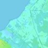 Penn Beach topographic map, elevation, terrain