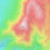 Cerro Uritorco topographic map, elevation, terrain
