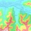 Agua Blanca topographic map, elevation, terrain