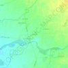 Las Cruces topographic map, elevation, terrain