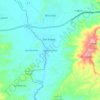 Santo Tomás topographic map, elevation, terrain