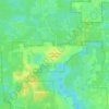 Lake Kathryn Heights topographic map, elevation, terrain