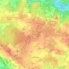 Les Bauches topographic map, elevation, terrain