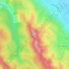 Baráti-hegy topographic map, elevation, terrain