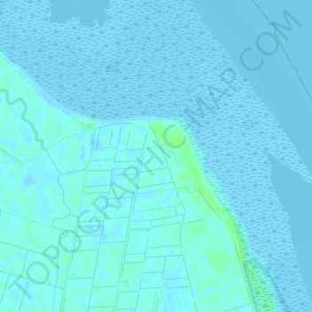Donna Nook topographic map, elevation, terrain