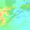 Satui topographic map, elevation, terrain