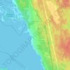 Ландышевка topographic map, elevation, terrain