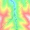 Jiajin topographic map, elevation, terrain