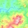 La Rivoire topographic map, elevation, terrain